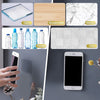 1765 New Double Side Tape Sticker Strong Waterproof Wall Indoor Nano Adhesive No Trace Gel Clear Industrial Multipurpose Removable Use for Bedroom, Home, Kitchen, Hotel (0.8mmx1pc)