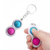 4850 Simple Dimple Fidget Toy Mini Keychain DeoDap